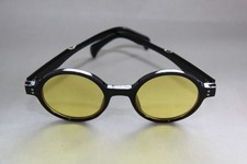 SONNENBRILLE RUND GLÄSER GELB