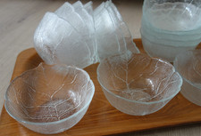 1 Schälchen Kompott Dessert  12,5 x 5,5  Vintage Luminarc Arcoroc Aspen gemarkt