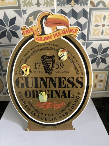 Guinness gilroy werbeabzeichen - guinness,