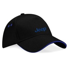 Jeep Auto Bestickte Logo Baseball Cap Mütze - k046  - SW-Blau