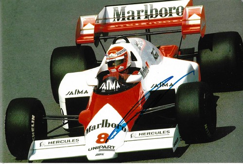 Niki lauda autogramm signed - niki,