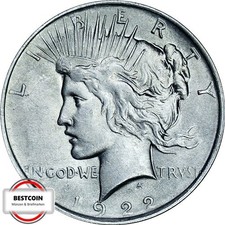 USA KM 150 One Peace Dollar von 1922 in f.STG  2327