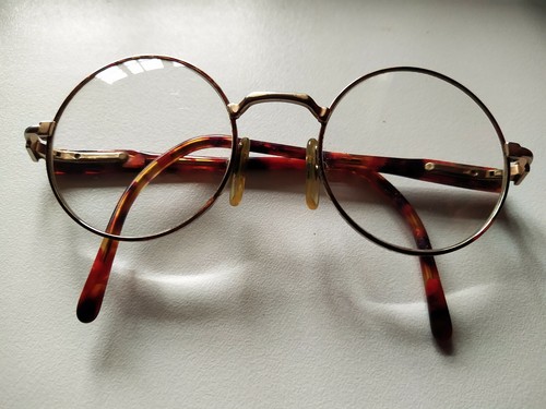 Tortoise round frame blue bay - round,
