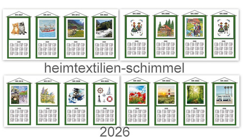 Textiler wandkalender 2024 - textiler,