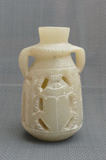 kleine Vase aus Alabaster Ägypten 9 cm