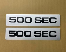 Kennzeichen Nummernschild Austeller Präsentations für Mercedes W126 W140 500 SEC