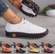 Damensneaker Sportschuhe Sneaker Freizeit Lederschuhe Turnschuhe Bequeme Schuhe