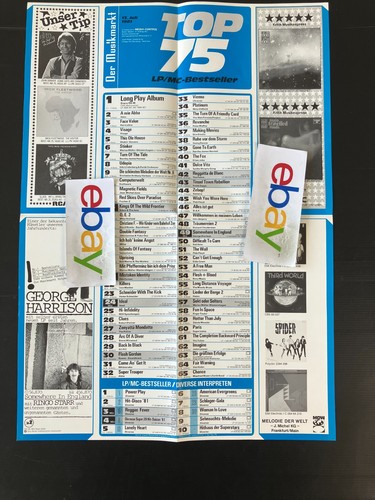 Musikmarkt charts plakat - musikmarkt,