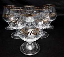 Coca Cola Gläser Glas mit Goldrand Vintage 0,3 L Cognac Schwenker G 525