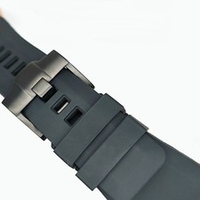 Kautschuk Uhrenarmband Schwarz