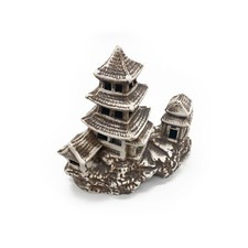 Aquarium Dekoration Keramik China Höhle Teehaus Fische Keramik Tempel Salzwasser