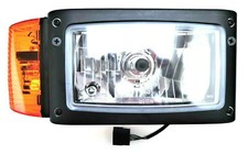 Rechts H4 Scheinwerfer mit Blinker 12V f. Radlader Baumaschinen Bagger Merlo JCB