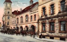 783862) AK Feuerwehr !! Hauptfeuerwache Chemnitz gelaufen 1911