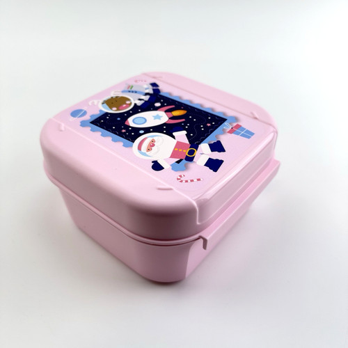 Tupperware lunchbox 450ml pink - lunchbox,
