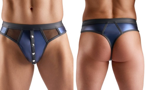 Herren riostring wetlook - herren, blau