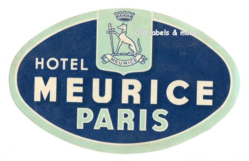 X2828 hotel meurice - hotel, paris