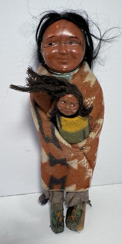 Indianer skookum puppe - puppe, mit