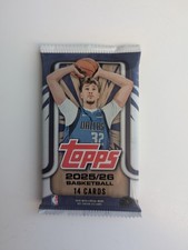 Topps 2025-26 Basketball NBA 1 Pack 14 Karten Cards