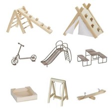 Miniatur spielplatz rutsche - miniatur,