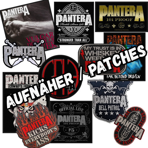 Pantera aufnäher patches - pantera, /