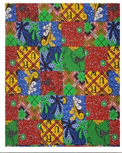 Bunte afrikanische baumwolle - bunte,