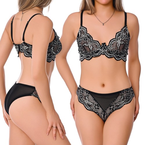 Damen spitzen set dessous - spitzen,