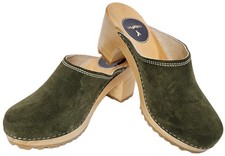 Moderne High Heels HOLZ CLOGS