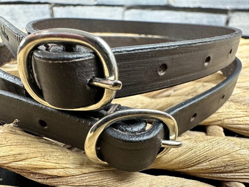 Leder stirnriemen - leder,
