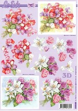 ✂ 3D-Bogen - Blumenstrauß - 4169.448 - LeSuh - Schneidebogen - Karten basteln