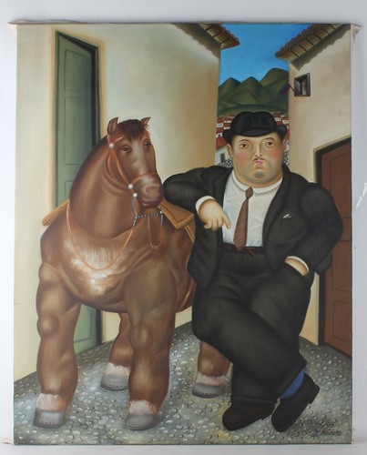 Nach fernando botero hombre - nach,