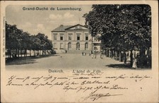Ak Diekirch Luxemburg, Rathaus - 10845426