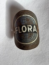 FLORA Altes Steuerkopfschild