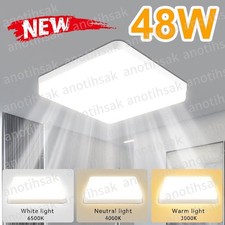 LED Deckenlampe Deckenleuchte 48W Küchenlampe Flurleuchte Badezimmer-Lampe Neu