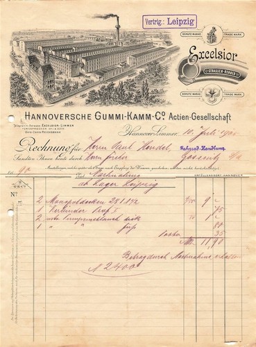 Alte rechnung hannoversche - rechnung,