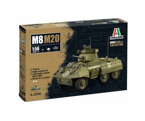 Italeri m20 greyhound - italeri, m8/m20