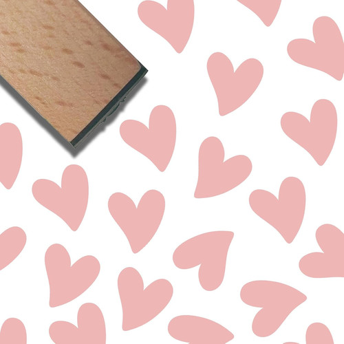 Mini herz gummistempel für - herz,