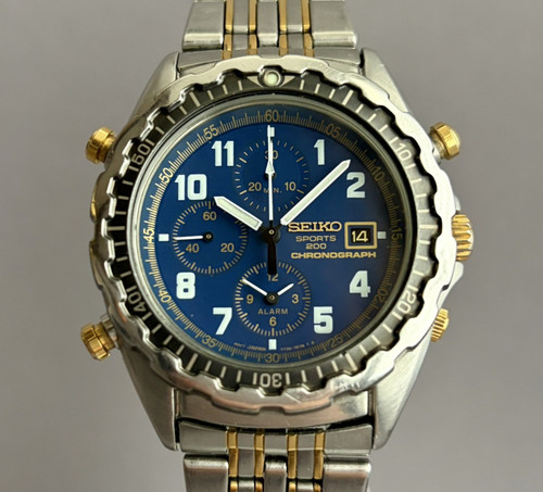 Seiko chronograph 7t32 - chronograph, 7t32-7020