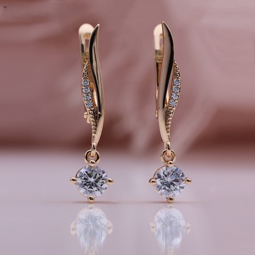 Luxus damen ohrringe - luxus, rosegold