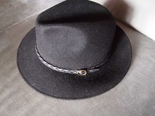 Herren Trachten- Loden- Hut, schwarz Größe 57, neuwertig