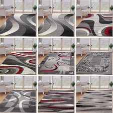 Designer Teppich Modern Teppiche Grau 200x300 300x400 160x230 und mehr