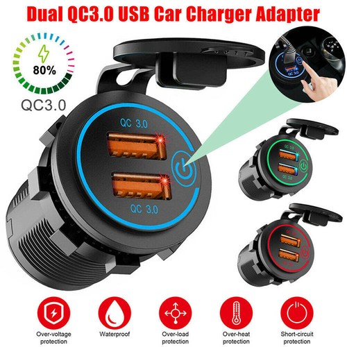Auto steckdose dual usb - qc,
