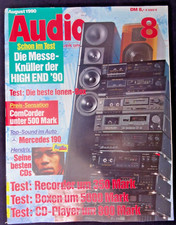 AUDIO 8/90, ECOUTON LQL 155, ELAC EL 160 II,DEUTSCH HD 316,SONOFER SF 6,MBL 8010