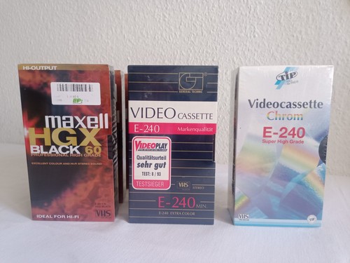 Konvolut vhs leerkassetten - konvolut, –
