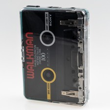 Sony WM-EX621 Walkman Transparent Kassettenspieler durchsichtig Neuer Riemen etc