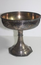 alte versilberte Obstschale MB 12G