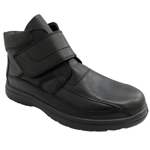Jomos klett stiefelette - klett-stiefelette, leder