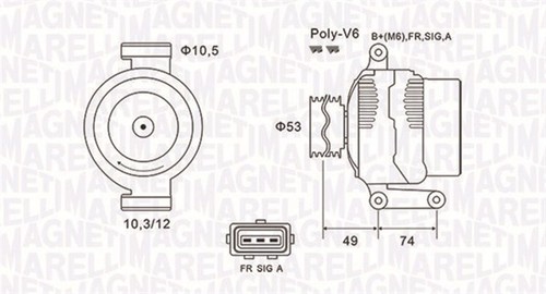 Magneti marelli lichtmaschine - magneti,