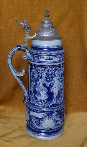 Antik grosser bier - antik, bier-krug