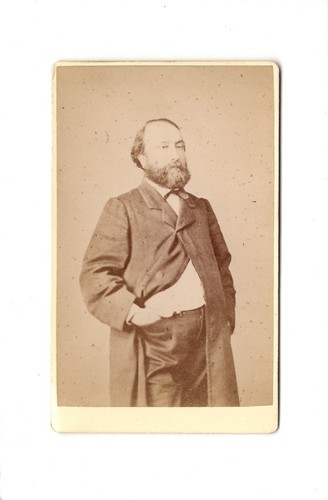 Cdv foto herrenportrait - cdv,
