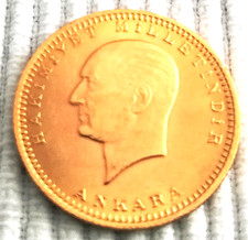 Türkei Goldmünze 100 Lira Atatürk, 1923-47